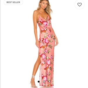 NBD Nicolette Gown in Water Color Rose